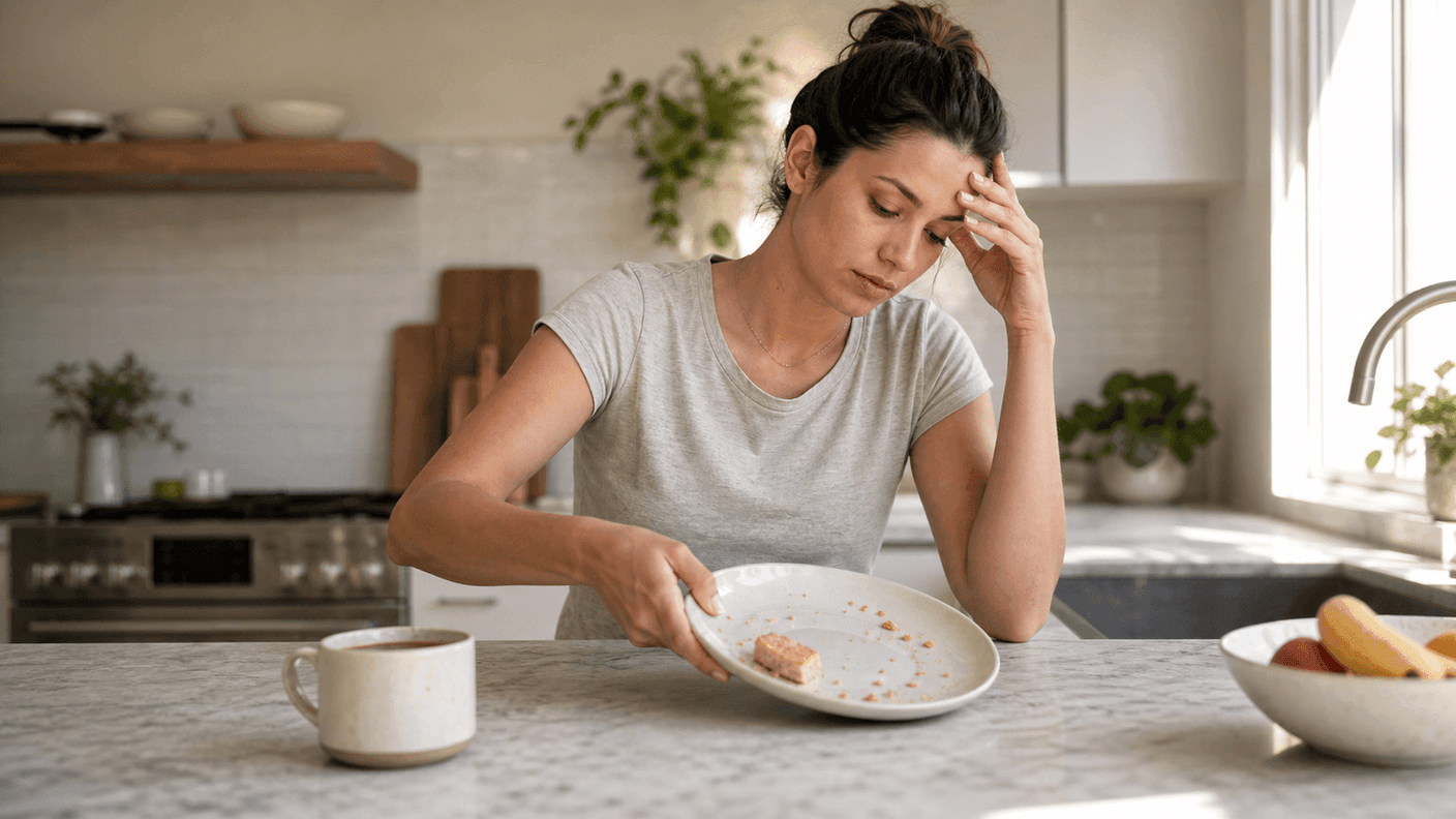 Why Does a Morning Crash Feel Bigger Than Simple Hunger? editorial visual