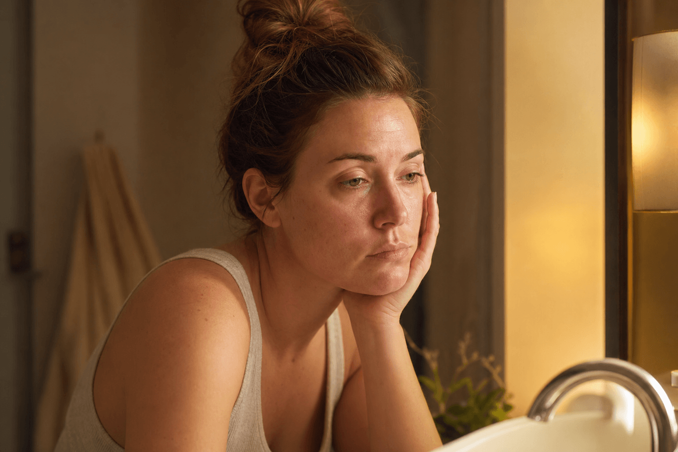 How Does That Overworked Look Change the Way You Feel? editorial visual