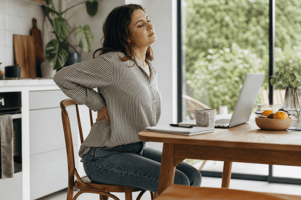 Why Does Sitting Create So Much More Tension Than It Seems To? editorial visual
