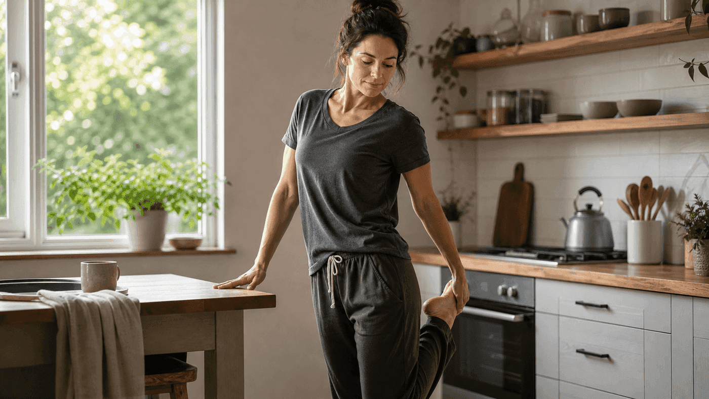 What Are Stiff Hips After Work Really Reporting? editorial visual