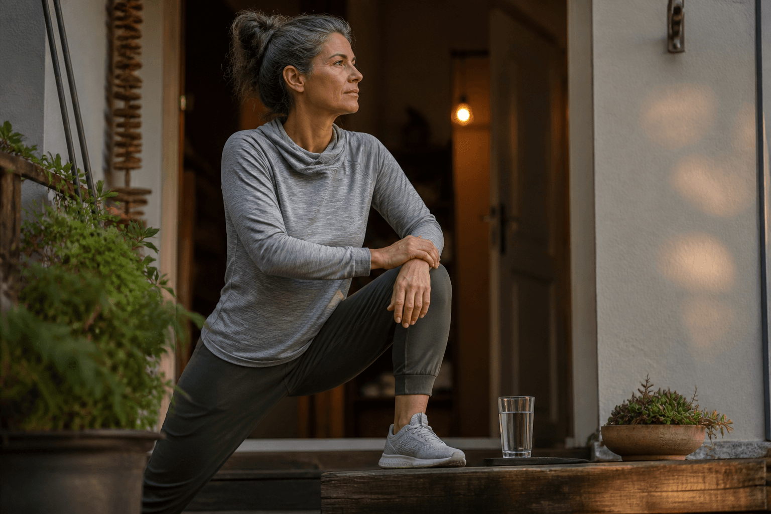 What Helps The Lower Body Open More Smoothly Before A Walk? editorial visual