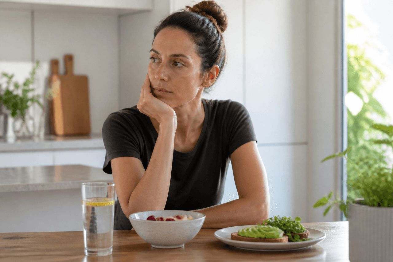 What Usually Links Digestive Stress And A Slower Complexion? editorial visual