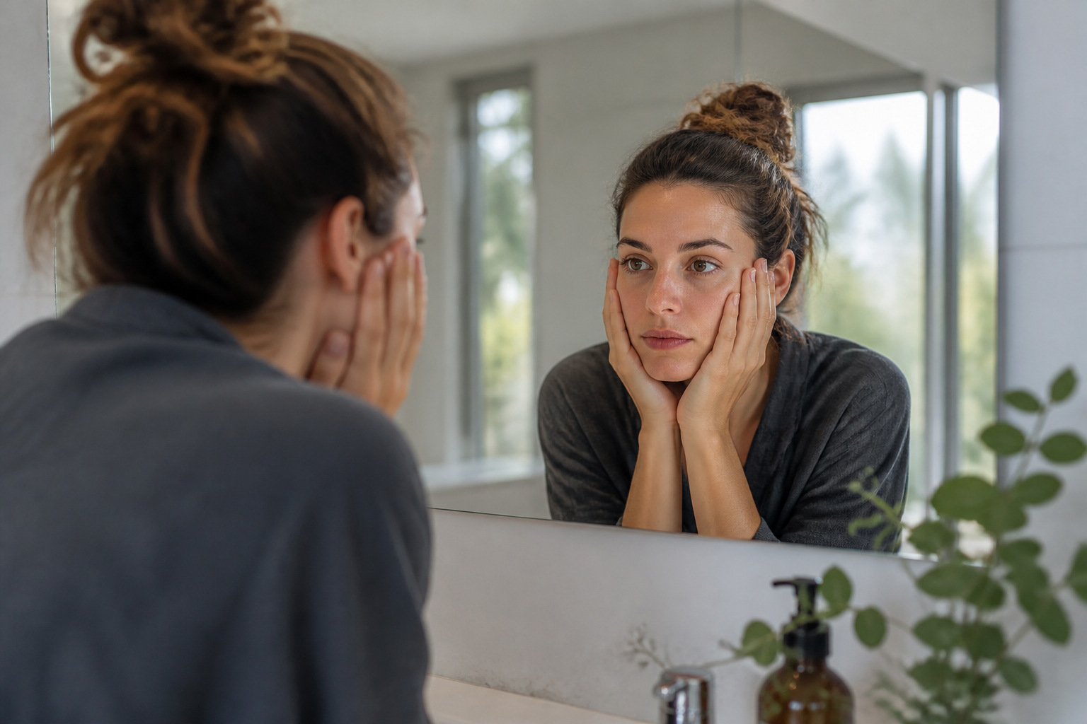 Why Can A Heavy Dinner Night Show Up On The Face By Morning? editorial visual