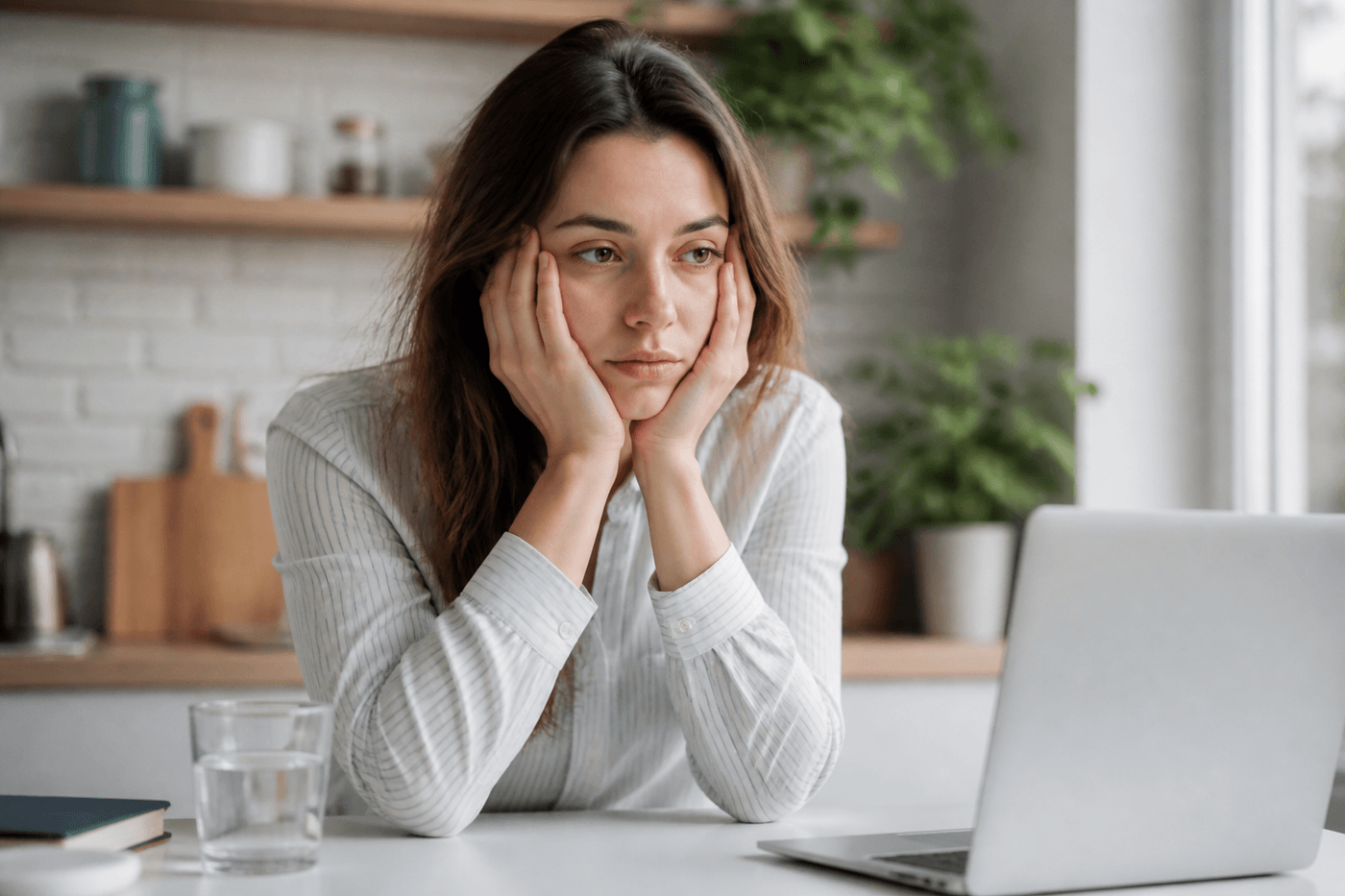 How Does A Less Calm Face Change The Feel Of The Next Day? editorial visual