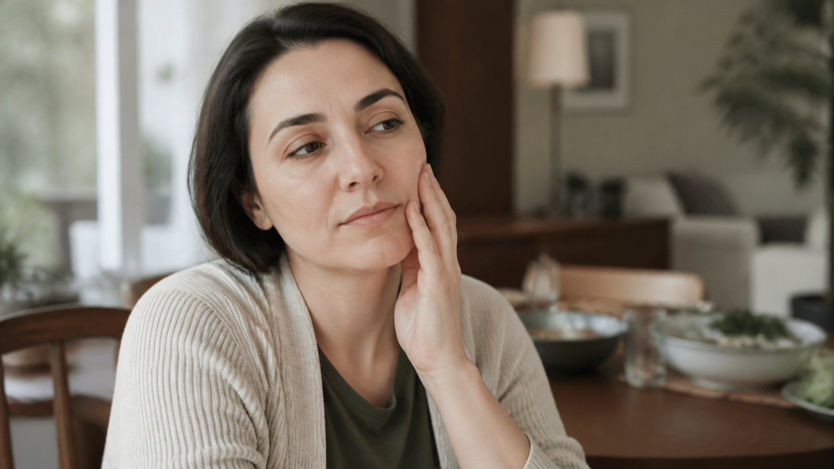 Why Can Digestion-Heaviness Show Up On Your Face So Quickly? editorial visual