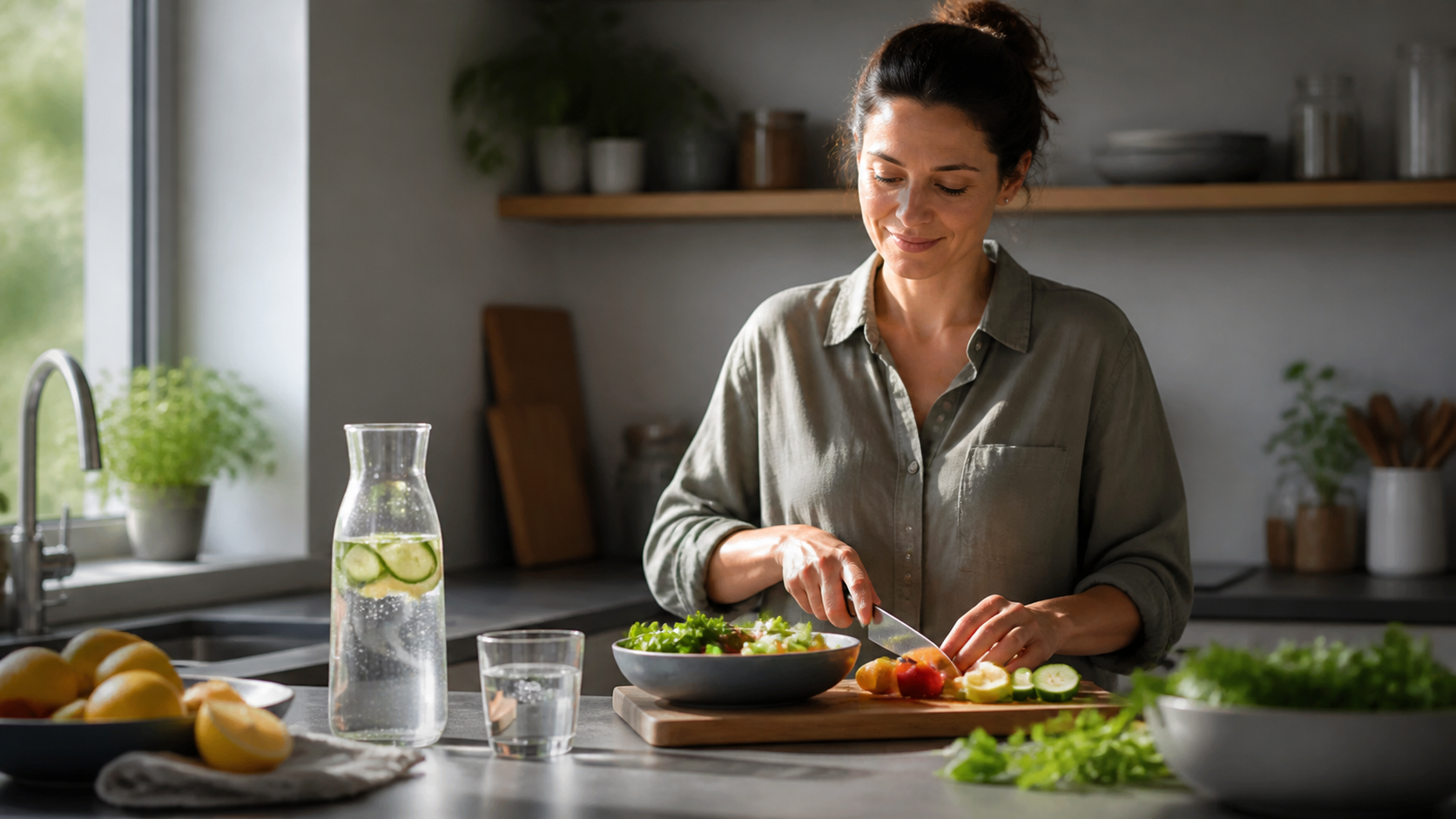 What Helps Your Face Look Rested When Digestion Has Been Off? editorial visual