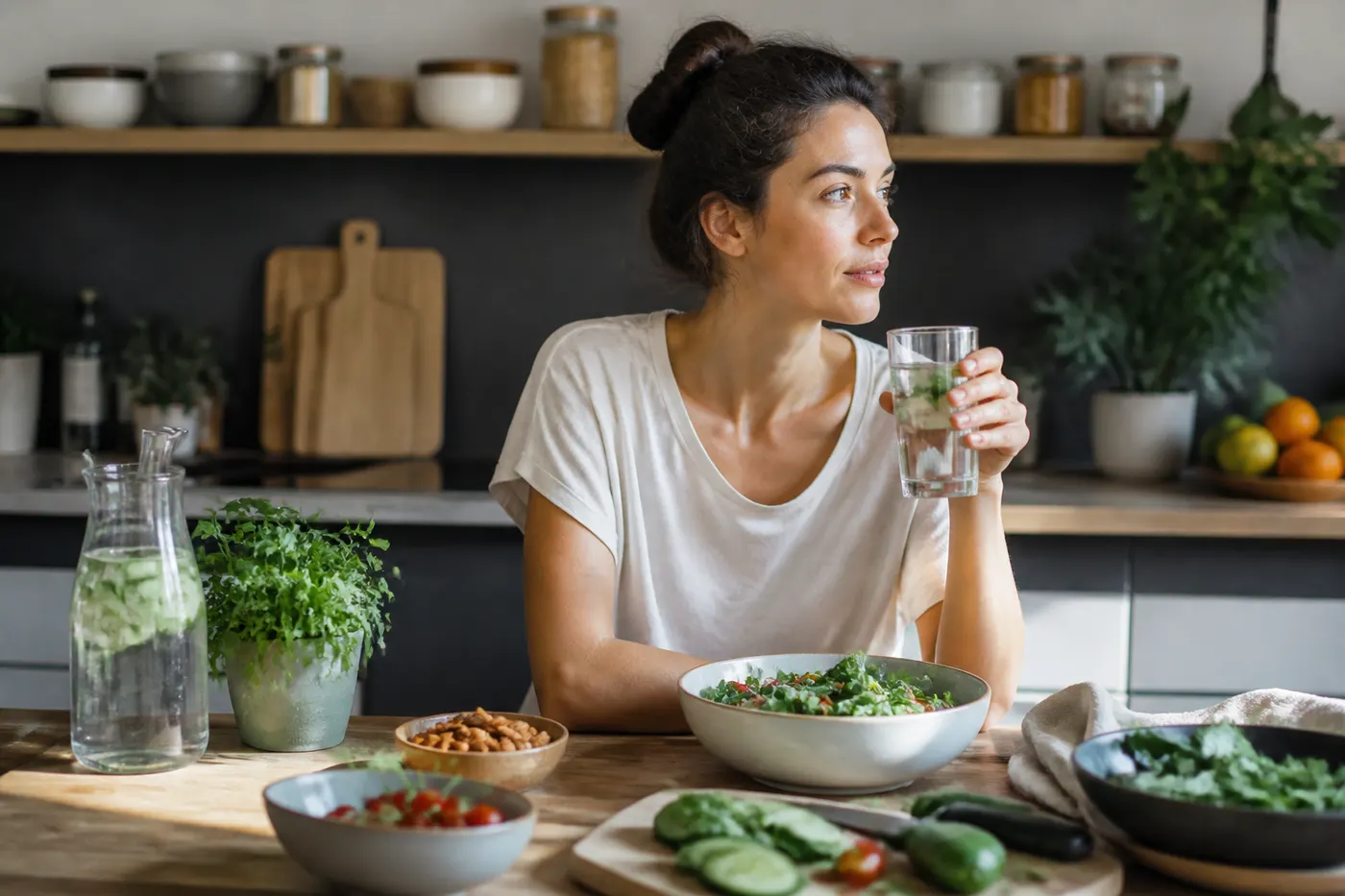What Daily Patterns Usually Link Digestive Heaviness and Flat Skin? editorial visual